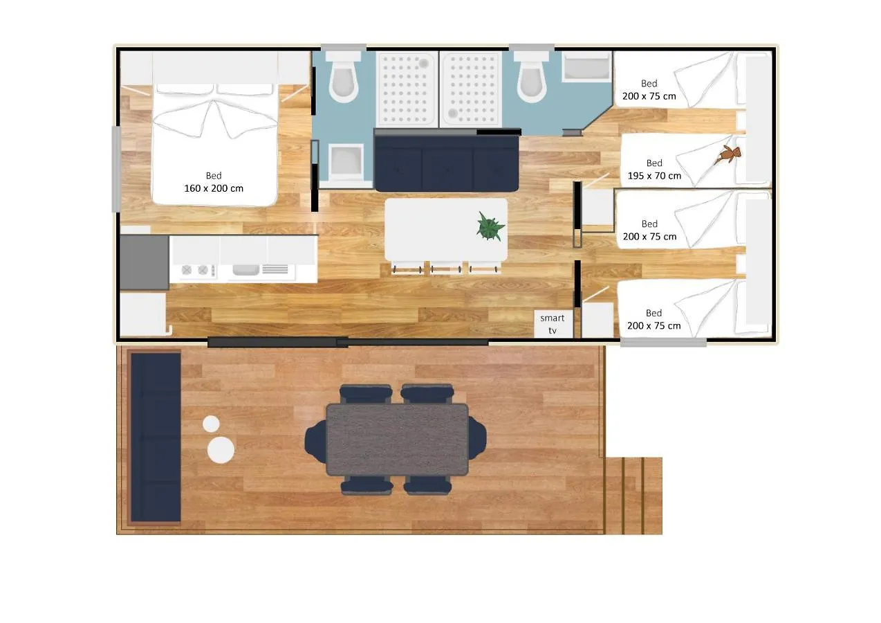 Estivo Premium Deluxe Mobile Homes On Camping Ca Savio Cavallino-Treporti